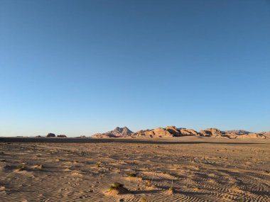 Wadi Rum Desert, Jordan. The red desert and Jabal Al Qattar mountain.Where some famous movies where shot,Star Wars,Lawrence of Arabia.