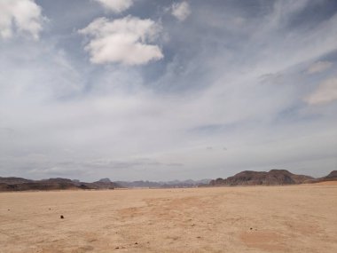 Wadi Rum Desert, Jordan. The red desert and Jabal Al Qattar mountain.Where some famous movies where shot,Star Wars,Lawrence of Arabia.