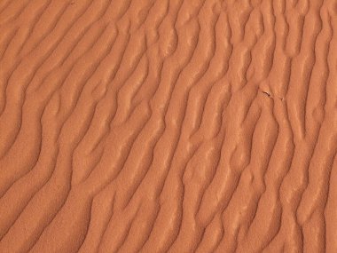 Ürdün Patikası Dana Vadisi 'nden Petra' ya ve Wadi Rum.Wadi Rum Çölü 'ne, Ürdün. Kızıl çöl ve Jabal Al Qattar dağları, Arabistan
