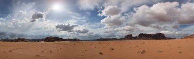 Wadi Rum Desert, Jordan. The red desert and Jabal Al Qattar mountain.Where some famous movies where shot,Star Wars,Lawrence of Arabia.