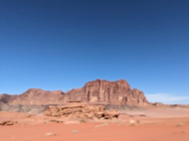 Wadi Rum Desert, Jordan. The red desert and Jabal Al Qattar mountain.Where some famous movies where shot,Star Wars,Lawrence of Arabia.
