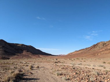 Wadi Rum Desert, Jordan. The red desert and Jabal Al Qattar mountain.Where some famous movies where shot,Star Wars,Lawrence of Arabia.