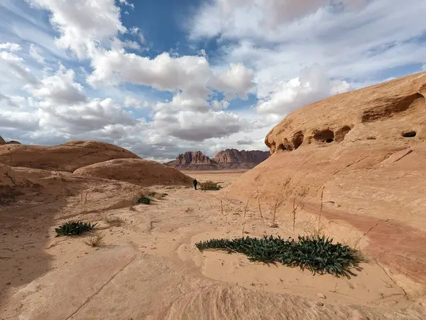 Wadi Rum Desert, Jordan. The red desert and Jabal Al Qattar mountain.Where some famous movies where shot,Star Wars,Lawrence of Arabia.