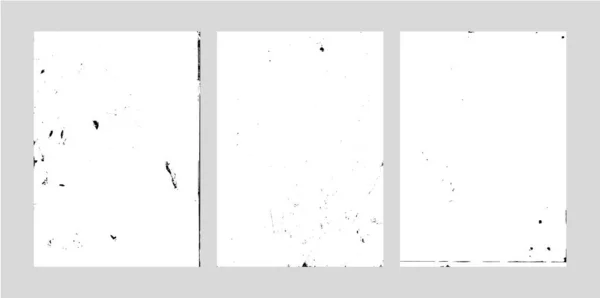 Conjunto Fondos Pancartas Retro Grunge Abstractas Blanco Negro Ilustración Abstracta — Vector de stock
