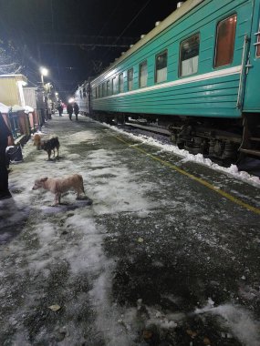 Tren kalkıştan önce yola çıkıyor.