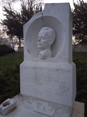 Zamosc 'ta Rotunda, askeri mezarlık ve Nazi zulmünün anıtı. Nisan 2023 Polonya