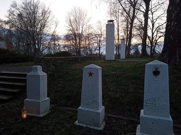 Rotunda Zamosc Military Graveyard Memorial Nazi Atrocities April 2023 Poland — Stock Photo, Image