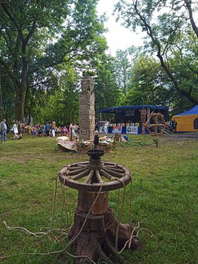 Krasnystaw 'da Palinocka Krasnystaw Halk Merkezi tarafından düzenlenen geleneksel Kupala gecesi kutlamaları. 17 Haziran 2023