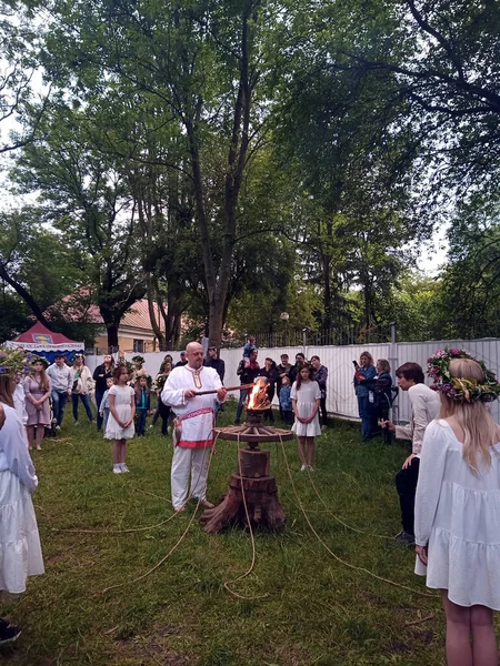 Palinocka Krasnystaw Celebrações Anuais Noite Kupala Organizadas Pelo Centro Comunitário — Fotografia de Stock