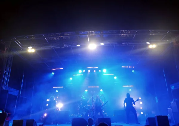Концерт Группы Vader Фестивале Rockowisko Звиржинец Июля 2023 — стоковое фото