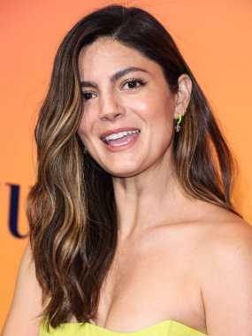 American actress Monica Barbaro arrives at the Veuve Clicquot 250th Anniversary Solaire Culture Exhibition Opening held at 468 North Rodeo Drive on October 25, 2022 in Beverly Hills, Los Angeles, California, United States. clipart