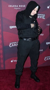 Amerikalı şarkıcı-söz yazarı Chris Brown Darren Dzienciol 'un CARN' ına geldi * Alessandra Ambrosio 'nun ev sahipliği yaptığı EVIL Cadılar Bayramı Partisi 29 Ekim 2022' de Bel Air, Los Angeles, Kaliforniya, ABD 'de gerçekleştirildi.. 