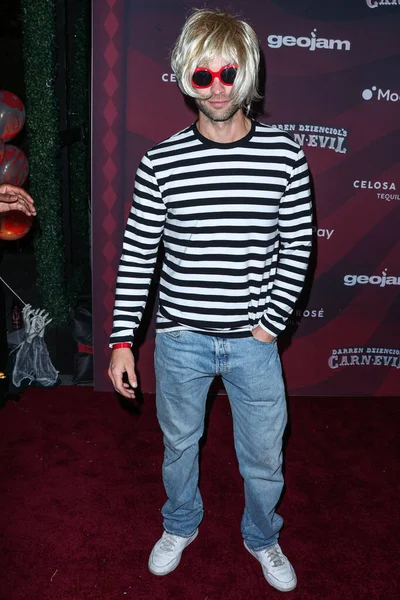 American Actor Chace Crawford Arrives Darren Dzienciol Carn Evil Halloween — Stock Photo, Image
