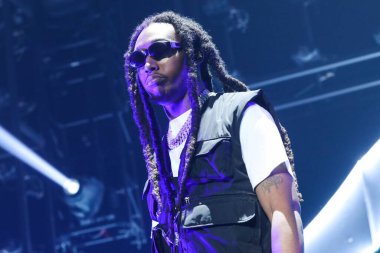 Migos Rapper Takeoff Dead At 28. American rapper Takeoff (Kirshnik Khari Ball) of hip hop trio Migos performs at the 7th Annual BET Experience At L.A. LIVE Presented By Coca-Cola - Day 3 held at Staples Center on June 22, 2019 in Los Angeles