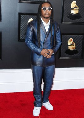  Migos Rapper Takeoff Dead At 28. American rapper Takeoff (Kirshnik Khari Ball) of hip hop trio Migos arrives at the 62nd Annual GRAMMY Awards held at Staples Center on January 26, 2020 in Los Angeles, California, United States.