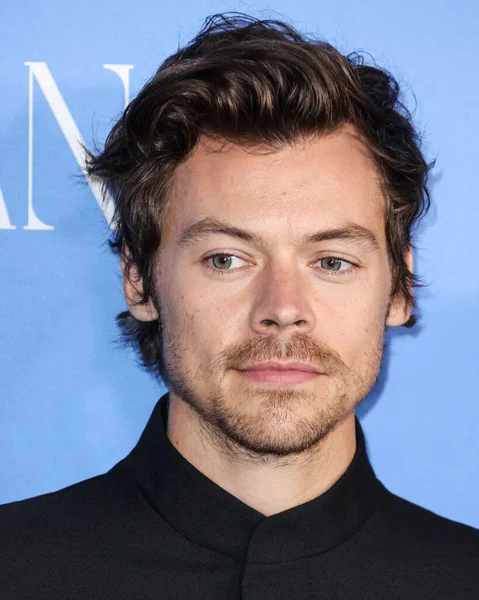 English Singer Songwriter Actor Harry Styles Wearing Gucci Suit Arrives — Stock Photo, Image
