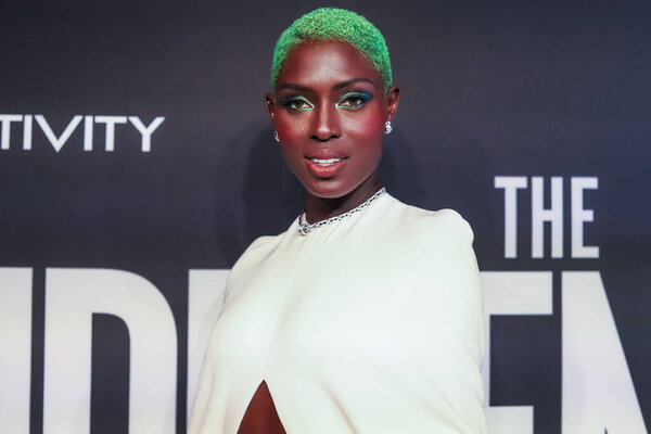 British actress and model Jodie Turner-Smith arrives at the New York Premiere Of Relativity Media And Peacock's 'The Independent' held at the IPIC Fulton Market NYC Theater on November 1, 2022 in Manhattan, New York City, New York, United States. 