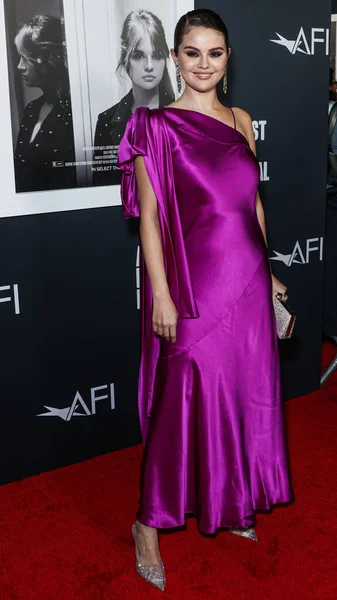 Selena Gomez Kommt Zum Afi Fest 2022 Opening Night Weltpremiere — Stockfoto