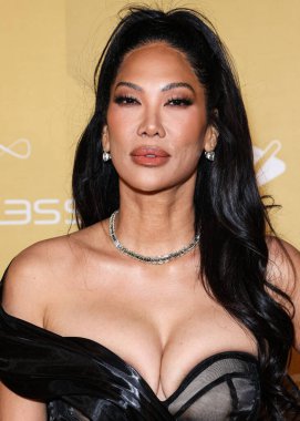 Kimora Lee Simmons, Los Angeles 'taki 2022 amfAR galasına 3 Kasım 2022' de Batı Hollywood, Los Angeles, ABD 'deki Pasifik Tasarım Merkezi' nde ulaştı.. 