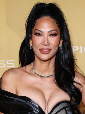 Kimora Lee Simmons arrives at the 2022 amfAR Gala Los Angeles held at the Pacific Design Center on November 3, 2022 in West Hollywood, Los Angeles, California, United States.  clipart