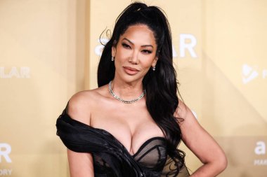 Kimora Lee Simmons, Los Angeles 'taki 2022 amfAR galasına 3 Kasım 2022' de Batı Hollywood, Los Angeles, ABD 'deki Pasifik Tasarım Merkezi' nde ulaştı.. 
