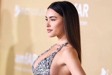 Madison Beer, Los Angeles 2022 amfAR galasına 3 Kasım 2022 'de Batı Hollywood, Los Angeles, ABD' deki Pacific Design Center 'da ulaştı.. 