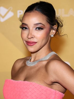 Tinashe arrives at the 2022 amfAR Gala Los Angeles held at the Pacific Design Center on November 3, 2022 in West Hollywood, Los Angeles, California, United States. 