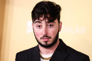 Zack Bia, 3 Kasım 2022 'de Batı Hollywood, Los Angeles, ABD' deki Pasifik Tasarım Merkezi 'nde düzenlenen 2022 amfAR galasına ulaşır..