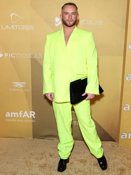 August Getty Arrives 2022 Amfar Gala Los Angeles Held Pacific — Stock Photo, Image