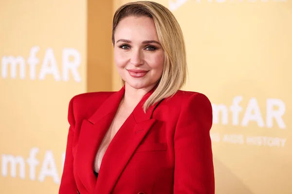 stock image Hayden Panettiere arrives at the 2022 amfAR Gala Los Angeles held at the Pacific Design Center on November 3, 2022 in West Hollywood, Los Angeles, California, United States.