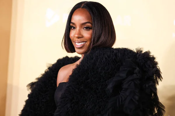 stock image Kelly Rowland arrives at the 2022 amfAR Gala Los Angeles held at the Pacific Design Center on November 3, 2022 in West Hollywood, Los Angeles, California, United States.