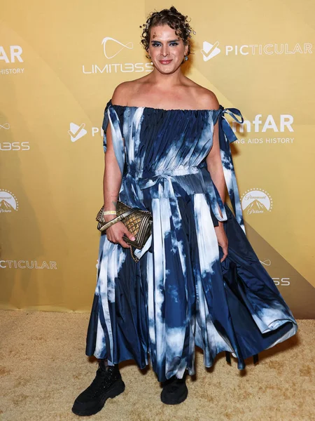 Marsha Molinari Llega Gala Amfar 2022 Los Ángeles Celebrada Pacific — Foto de Stock