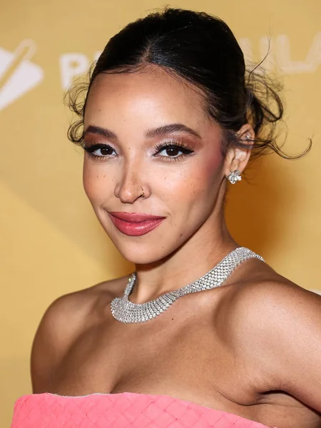 stock image Tinashe arrives at the 2022 amfAR Gala Los Angeles held at the Pacific Design Center on November 3, 2022 in West Hollywood, Los Angeles, California, United States. 