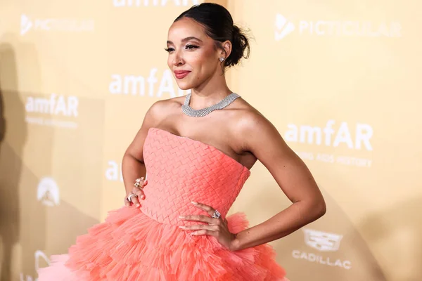 stock image Tinashe arrives at the 2022 amfAR Gala Los Angeles held at the Pacific Design Center on November 3, 2022 in West Hollywood, Los Angeles, California, United States. 