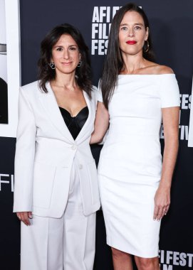 Jodi Kantor ve Megan Twohey, 4 Kasım 2022 'de Hollywood, Los Angeles, Kaliforniya, ABD' de düzenlenen TCL Çin Tiyatrosu IMAX 'te düzenlenen Universal Pictures' She Said 'in özel gösterimi 2022 AFI Festivali' ne geldiler.. 