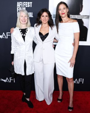 Megan Twohey, Rebecca Corbett and Jodi Kantor arrive at the 2022 AFI Fest - Special Screening Of Universal Pictures' 'She Said' held at the TCL Chinese Theatre IMAX on November 4, 2022 in Hollywood, Los Angeles, California, United States. clipart