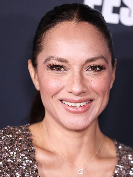 stock image Larissa Gomes arrives at the 2022 AFI Fest - Special Screening Of Universal Pictures' 'She Said' held at the TCL Chinese Theatre IMAX on November 4, 2022 in Hollywood, Los Angeles, California, United States