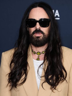 Alessandro Michele, Gucci 'nin 5 Kasım 2022' de Los Angeles İlçe Sanat Müzesi 'nde düzenlediği 11. LACMA Sanat + Film Galası 2022' ye geldi..