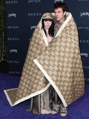 Billie Eilish ve erkek arkadaşı Jesse Rutherford, 5 Kasım 2022 'de Los Angeles County Sanat Müzesi' nde düzenlenen Gucci tarafından sunulan 11. LACMA Sanat + Film Galası 'na geldiler..