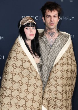 Billie Eilish ve erkek arkadaşı Jesse Rutherford, 5 Kasım 2022 'de Los Angeles County Sanat Müzesi' nde düzenlenen Gucci tarafından sunulan 11. LACMA Sanat + Film Galası 'na geldiler..