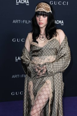 Billie Eilish, Gucci 'nin 5 Kasım 2022' de Los Angeles İlçe Sanat Müzesi 'nde yaptığı 11. LACMA Sanat + Film Galası 2022' ye geldi..
