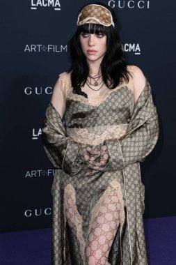 Billie Eilish, Gucci 'nin 5 Kasım 2022' de Los Angeles İlçe Sanat Müzesi 'nde yaptığı 11. LACMA Sanat + Film Galası 2022' ye geldi..