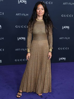 Chloe Zhao, 5 Kasım 2022 'de Los Angeles County Sanat Müzesi' nde düzenlenen Gucci tarafından sunulan 11. LACMA Sanat + Film Galası 'na geliyor..