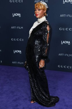 Janelle Mone (Janelle Monae), 5 Kasım 2022 tarihinde Los Angeles, Kaliforniya, ABD 'de bulunan Los Angeles İlçe Sanat Müzesi' nde düzenlenen Gucci tarafından sunulan 11..