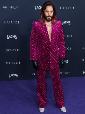 Jared Leto, 5 Kasım 2022 'de Los Angeles County Sanat Müzesi' nde düzenlenen Gucci tarafından sunulan 11. LACMA Sanat + Film Galası 'na geldi..