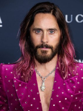 Jared Leto, 5 Kasım 2022 'de Los Angeles County Sanat Müzesi' nde düzenlenen Gucci tarafından sunulan 11. LACMA Sanat + Film Galası 'na geldi..