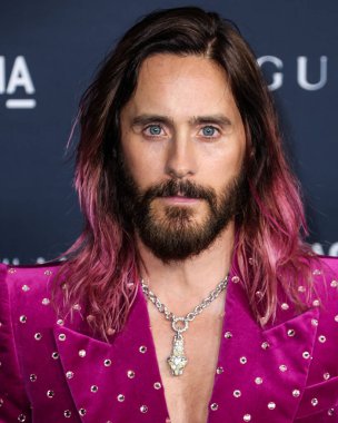 Jared Leto, 5 Kasım 2022 'de Los Angeles County Sanat Müzesi' nde düzenlenen Gucci tarafından sunulan 11. LACMA Sanat + Film Galası 'na geldi..