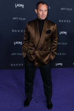 Jude Law, Los Angeles İlçe Sanat Müzesi 'nde 5 Kasım 2022 tarihinde Gucci tarafından sunulan 11. LACMA Sanat + Film Galası' na geldi..