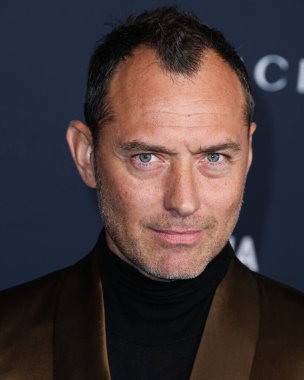 Jude Law, Los Angeles İlçe Sanat Müzesi 'nde 5 Kasım 2022 tarihinde Gucci tarafından sunulan 11. LACMA Sanat + Film Galası' na geldi..