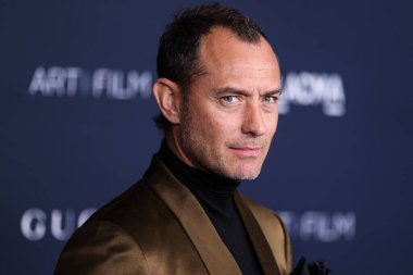 Jude Law, Los Angeles İlçe Sanat Müzesi 'nde 5 Kasım 2022 tarihinde Gucci tarafından sunulan 11. LACMA Sanat + Film Galası' na geldi..
